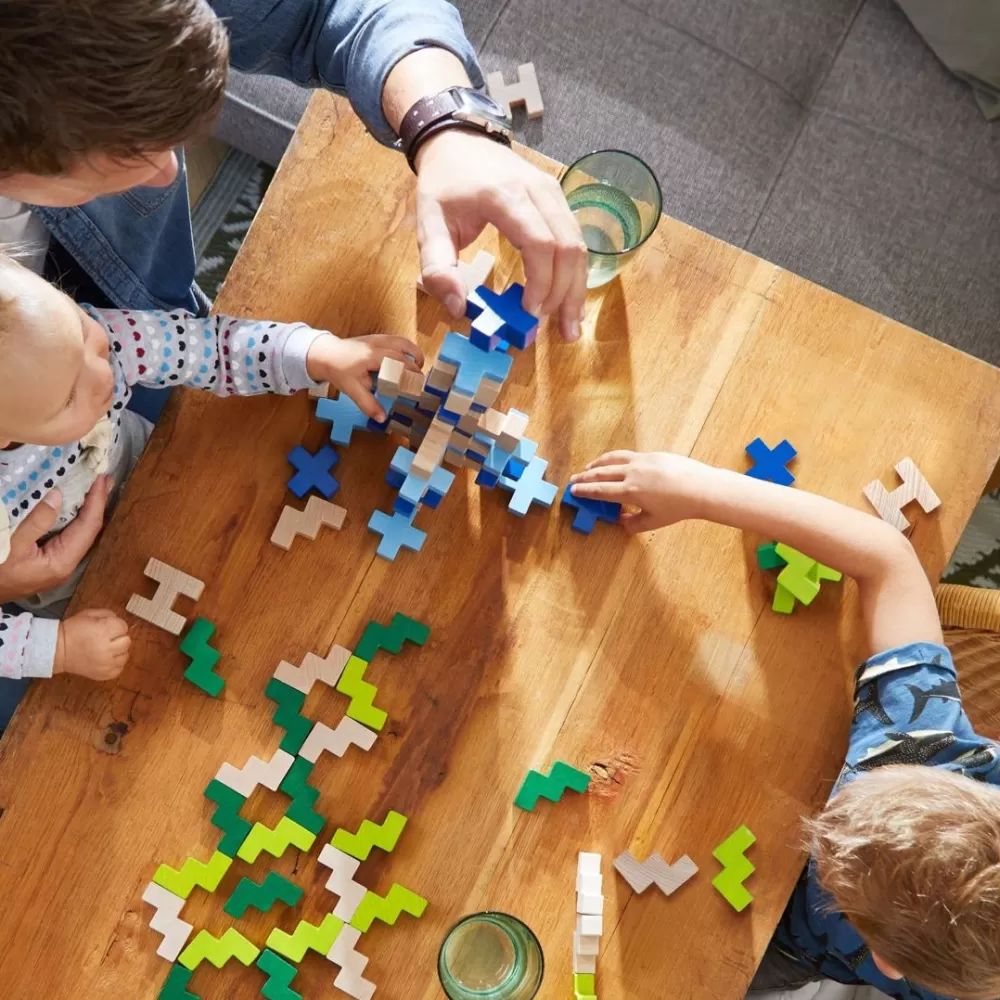 HABA 3D Aerius Wooden Stacking Game< Wooden Building Blocks