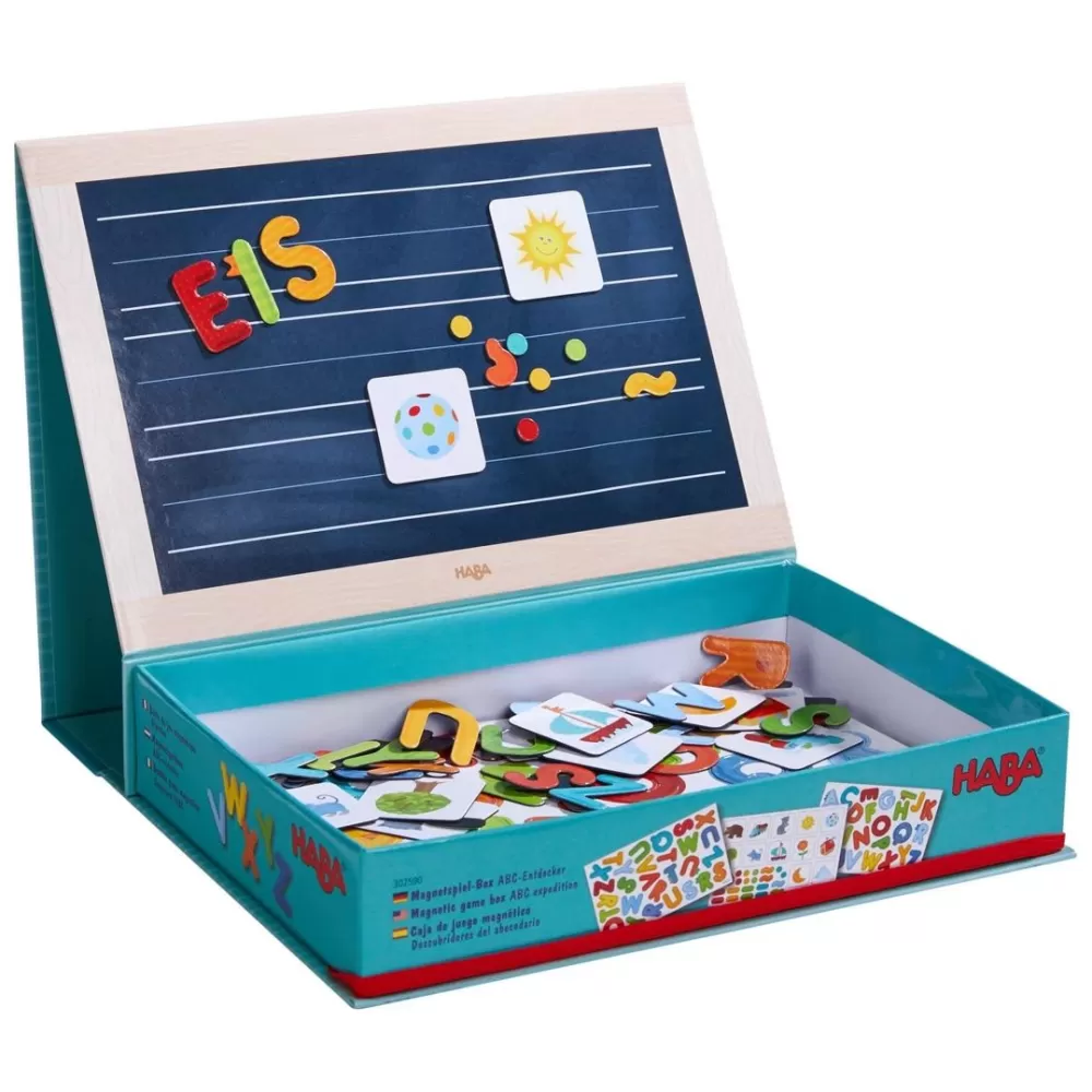 HABA Abc Expedition 147 Piece Game Box< Lacing Toys + Motor Skills