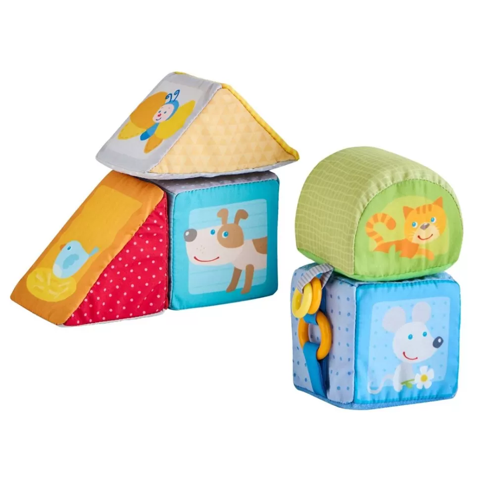 HABA Animal Discovery Cubes< Plush Baby Toys