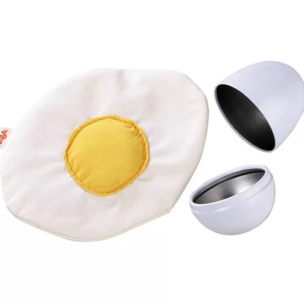 HABA Biofino Fried Egg With Shell Soft Play Food< Pretend Play Food