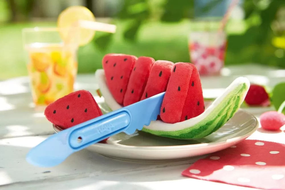 HABA Biofino Watermelon Soft Play Food< Pretend Play Food