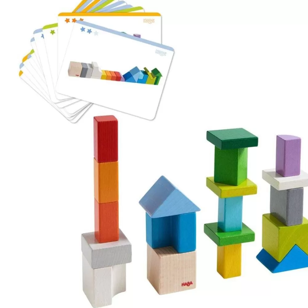 HABA Chromatix 3D Arranging Game Wooden Building Blocks< Wooden Building Blocks