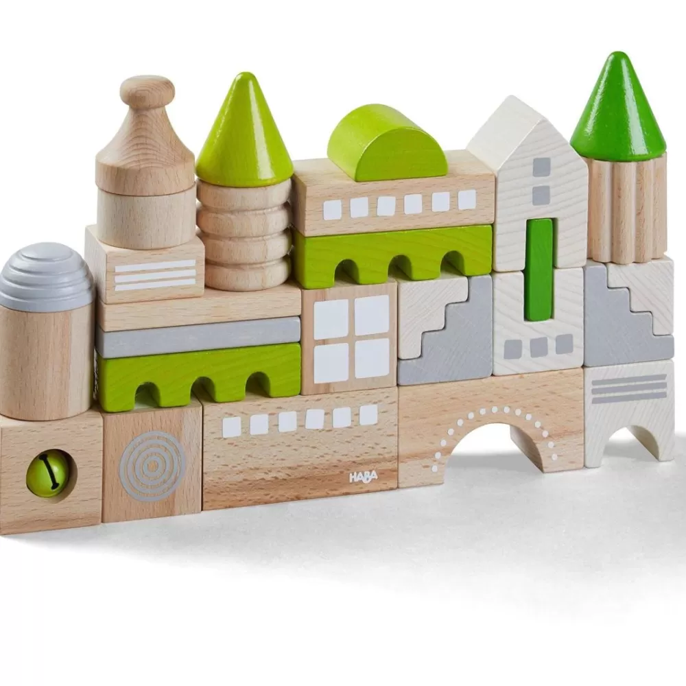 HABA Coburg 28 Piece Wooden Building Blocks< Wooden Building Blocks