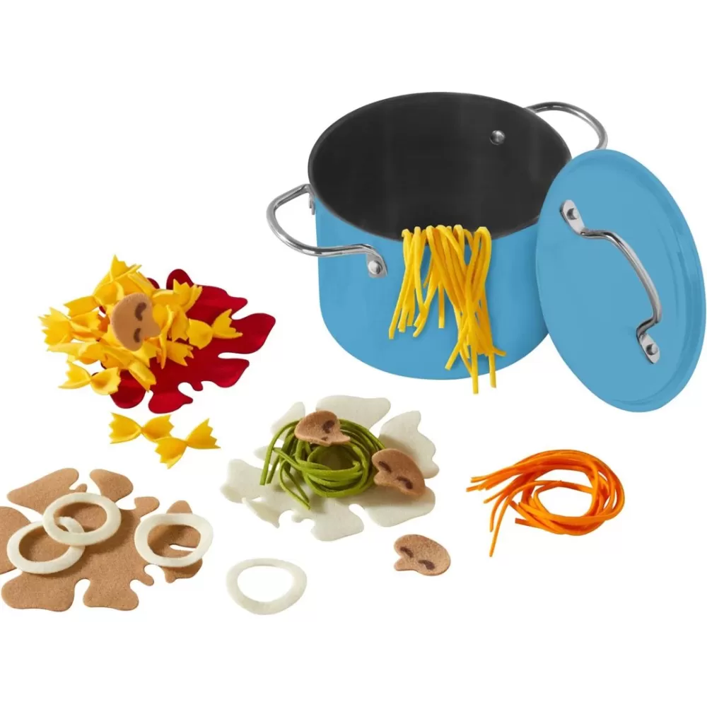 HABA Cooking Set Pasta Time Play Food Set< Pretend Play Food