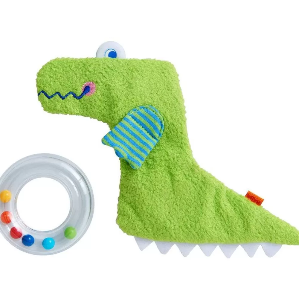 HABA Crocodile Rattle With Removable Teething Ring< Grasping + Teething Toys