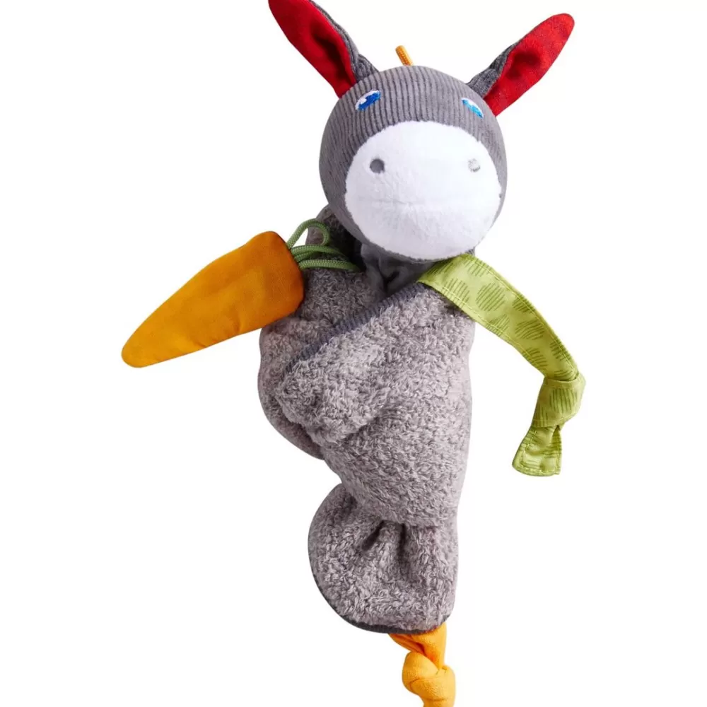 HABA Cuddly Donkey Snuggly Lovey Baby Blankie< Plush Baby Toys