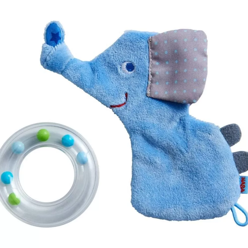 HABA Elephant Rattle With Removable Teething Ring< Grasping + Teething Toys