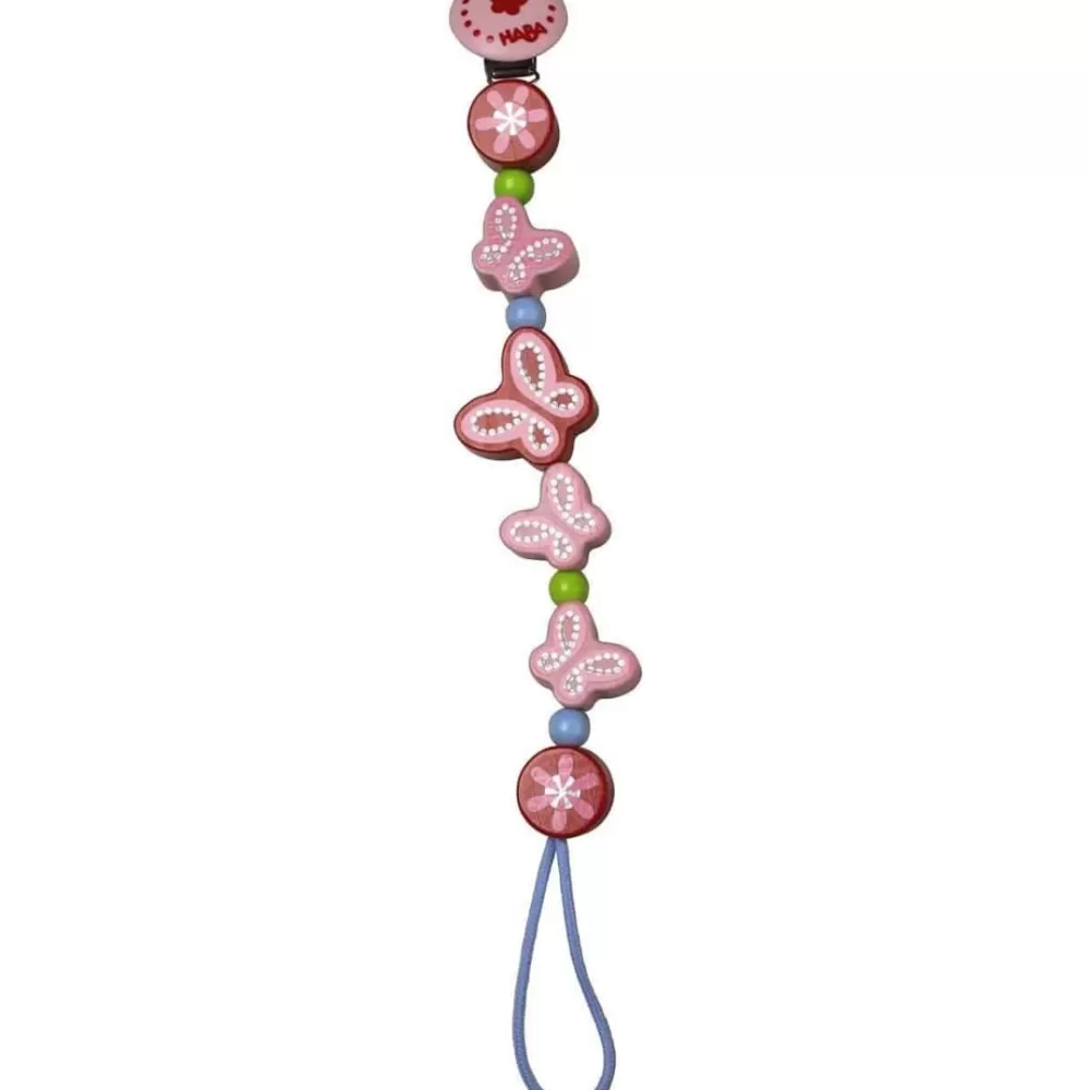 HABA Enchanted Butterflies Pacifier Holder< Grasping + Teething Toys