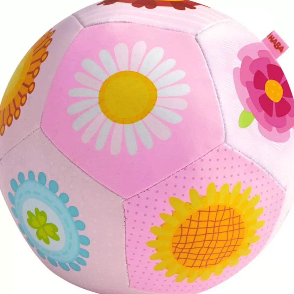 HABA Flower Magic 5 1/2" Soft Baby Ball< Plush Baby Toys