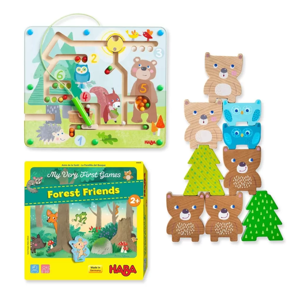 HABA Forest Friends Toy Bundle< Dexterity Games