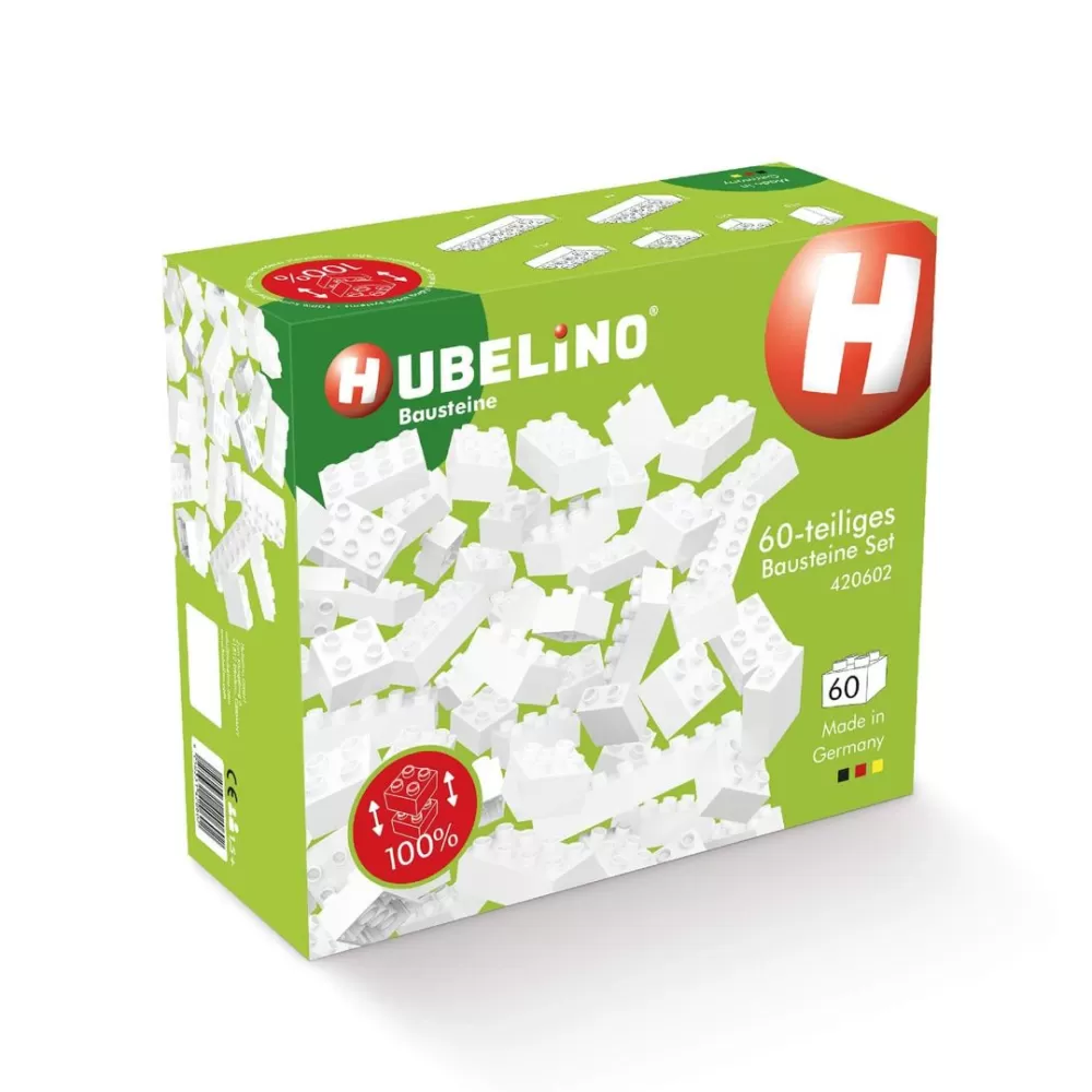 HABA Hubelino White Building Blocks Set< Hubelino Marble Runs