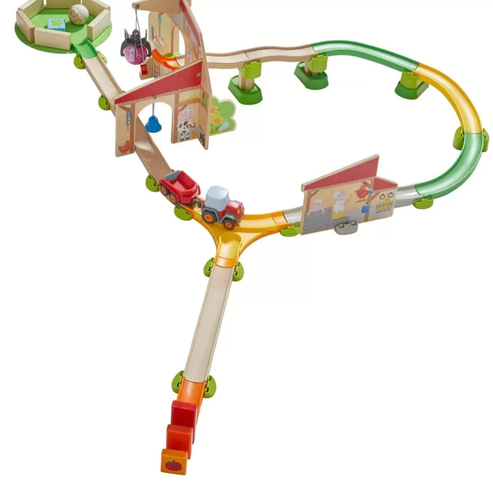 HABA Kullerbu Farmyard Play Track Starter Set With Sound< Kullerbu Starter Sets