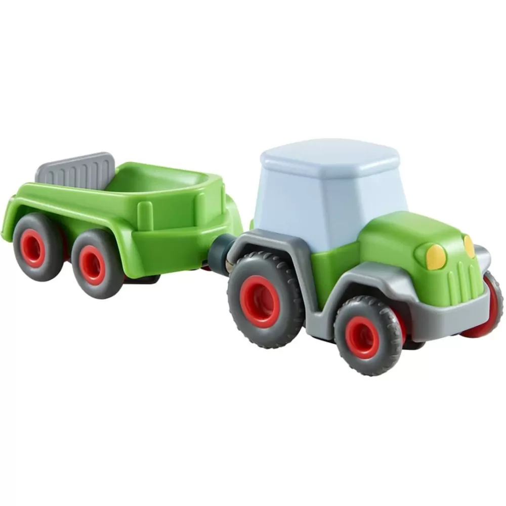 HABA Kullerbu Tractor And Trailer With Momentum Motor< Kullerbu Vehicles & Balls