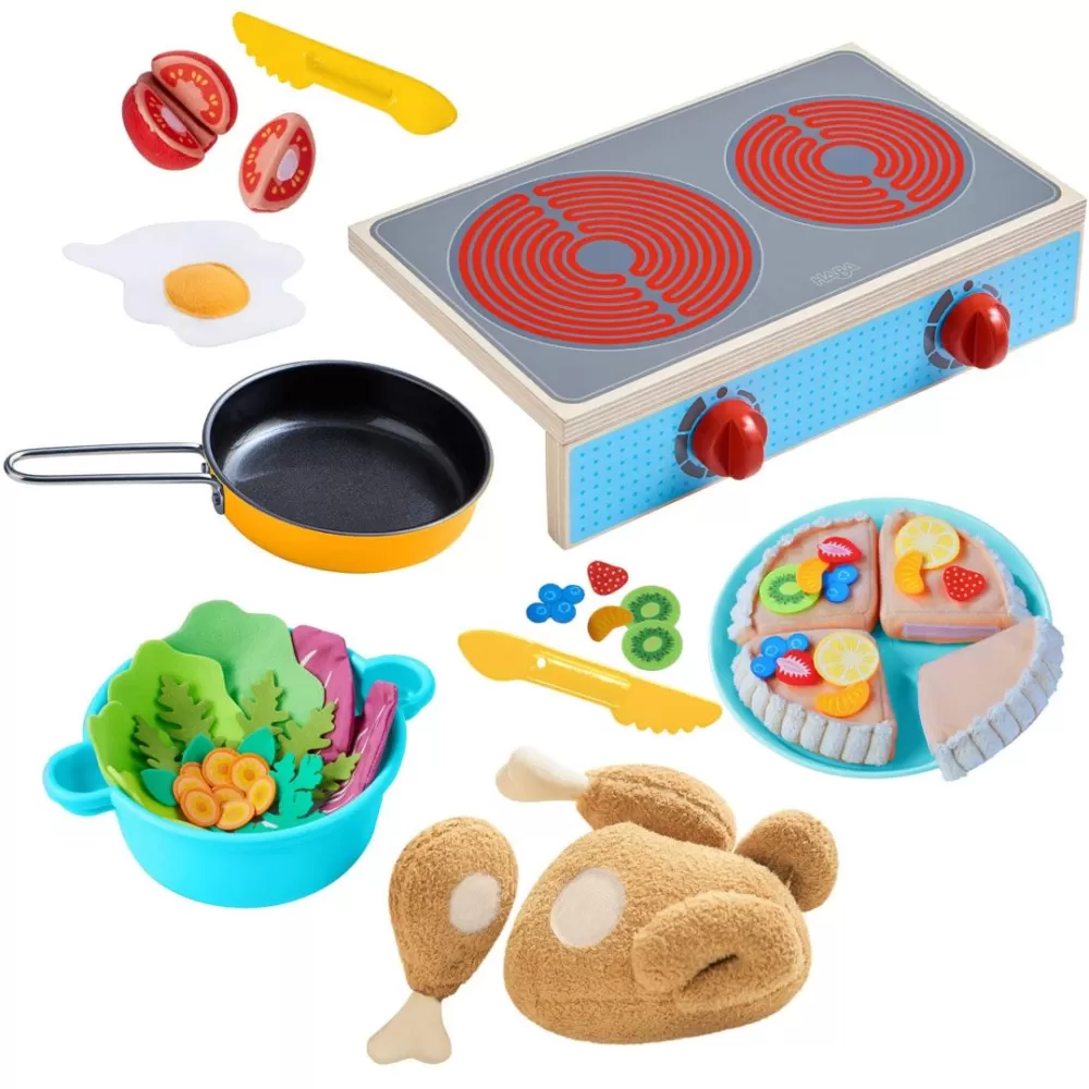 HABA Let'S Make Dinner Play Food Bundle< Pretend Play Food