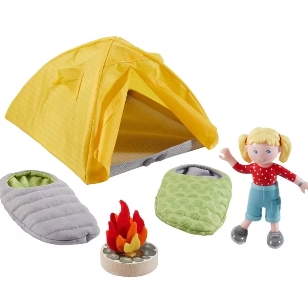 HABA Little Friends Camping Trip Play Set With Sleeping Bags< Little Friends Accessories