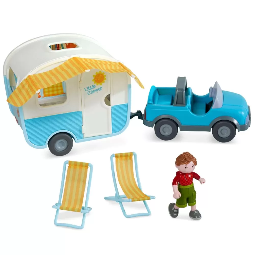 HABA Little Friends Vacation Camper Play Set< Little Friends Accessories