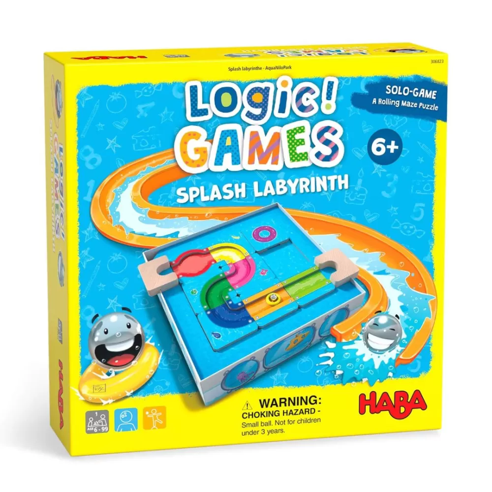 HABA Logic! Games: Splash Labyrinth< Dexterity Games