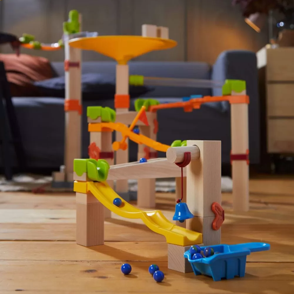 HABA Marble Run Master Construction Set< Wooden Marble Runs