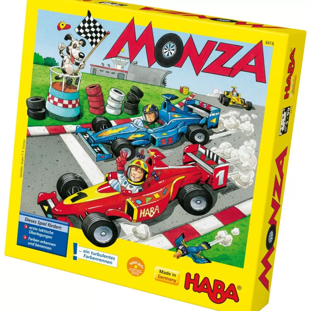 HABA Monza Car Racing Board Game< Strategy Games