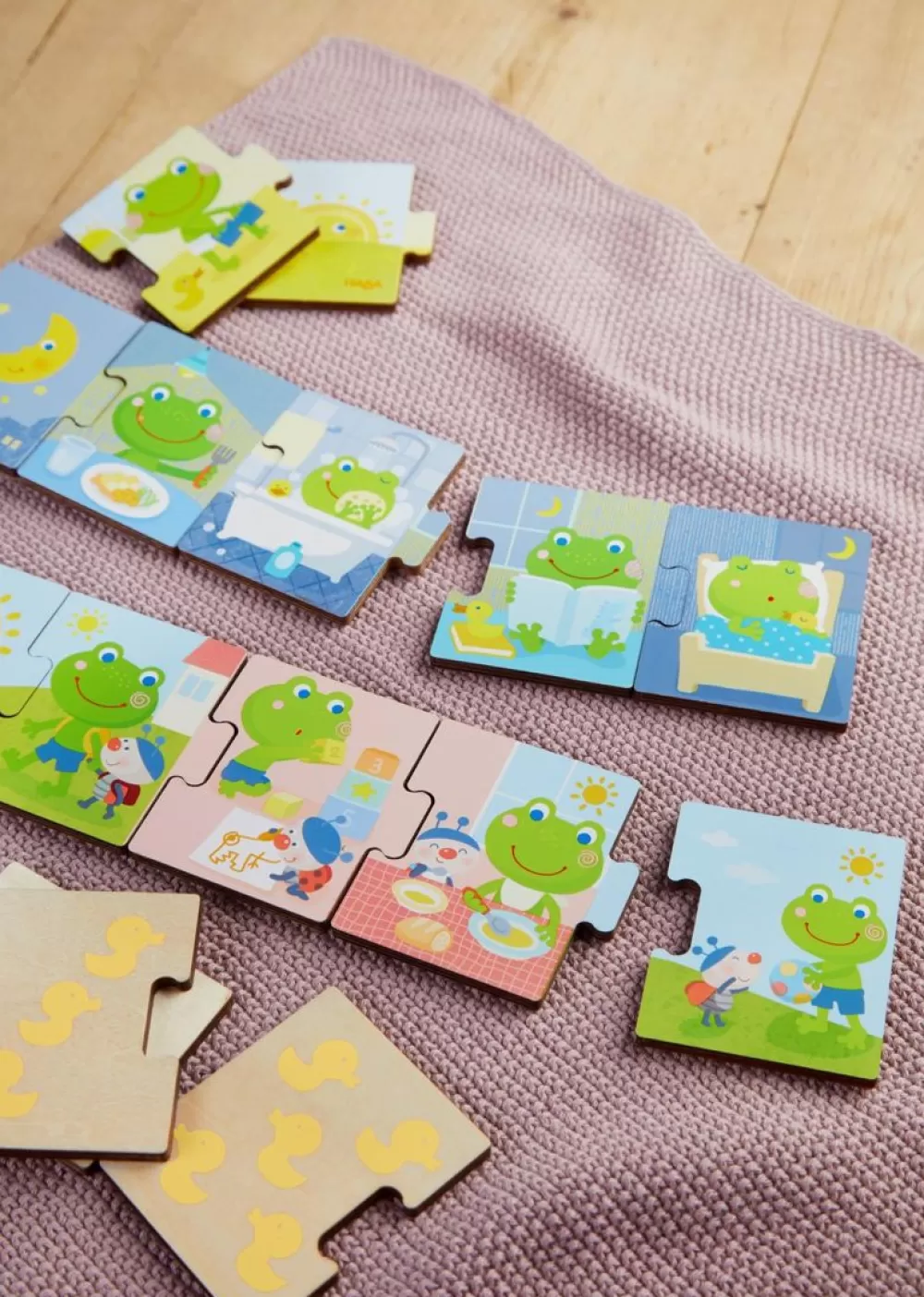 HABA Mr. Froggy'S Day Matching Game< Puzzles