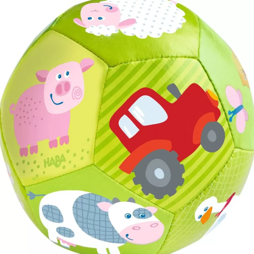 HABA On The Farm, 4 1/2" Soft Baby Ball< Plush Baby Toys