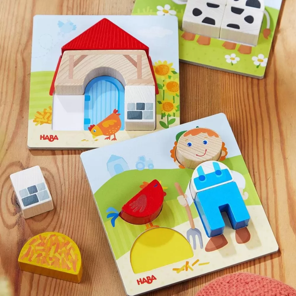 HABA On The Farm Arranging Game< Shape Sorters + Stacking Toys