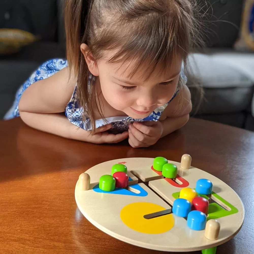 HABA On The Farm Double Sided Motor Skills Board< Lacing Toys + Motor Skills