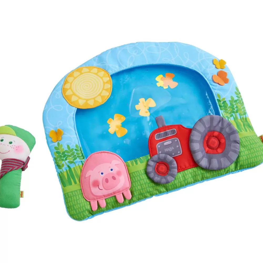 HABA On The Farm Water Play Mat Tummy Time Activity< Play Gyms, Play Mats + Accessories