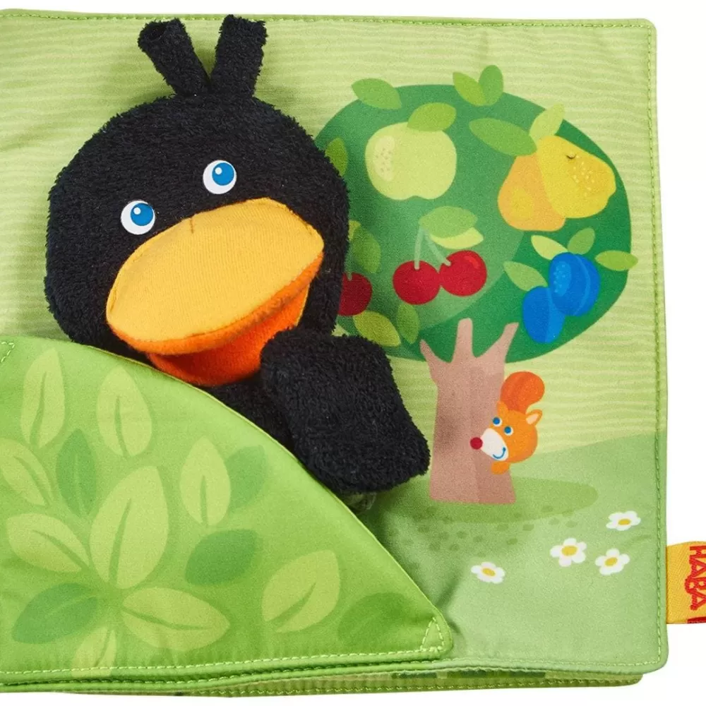 HABA Orchard Soft Book With Raven Finger Puppet< Puppets