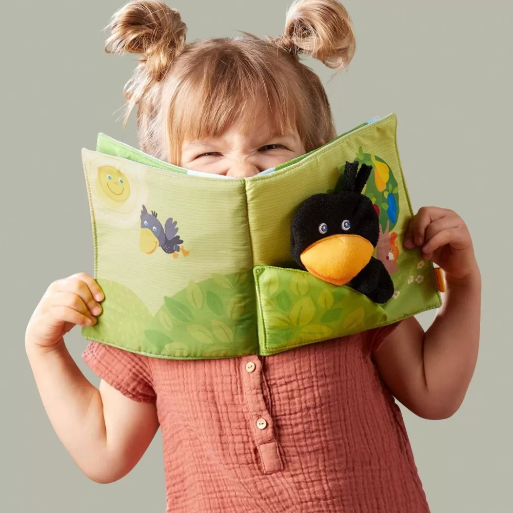 HABA Orchard Soft Book With Raven Finger Puppet< Puppets