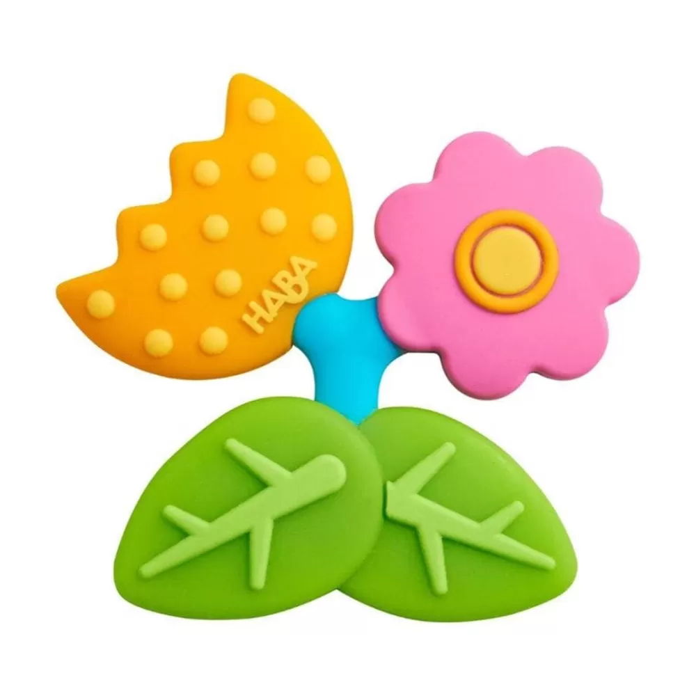 HABA Petal Silicone Teether & Clutching Toy< Grasping + Teething Toys