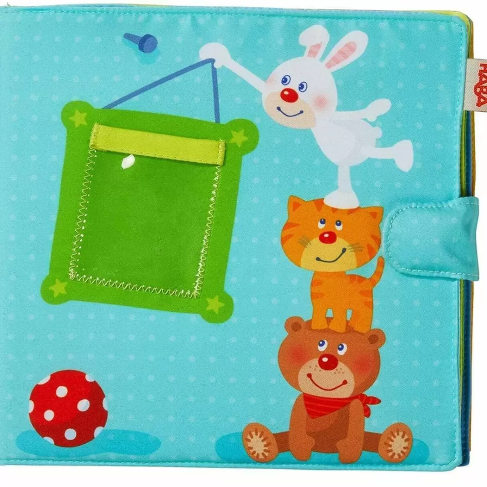 HABA Playmates Soft Fabric Baby Photo Album< Plush Baby Toys