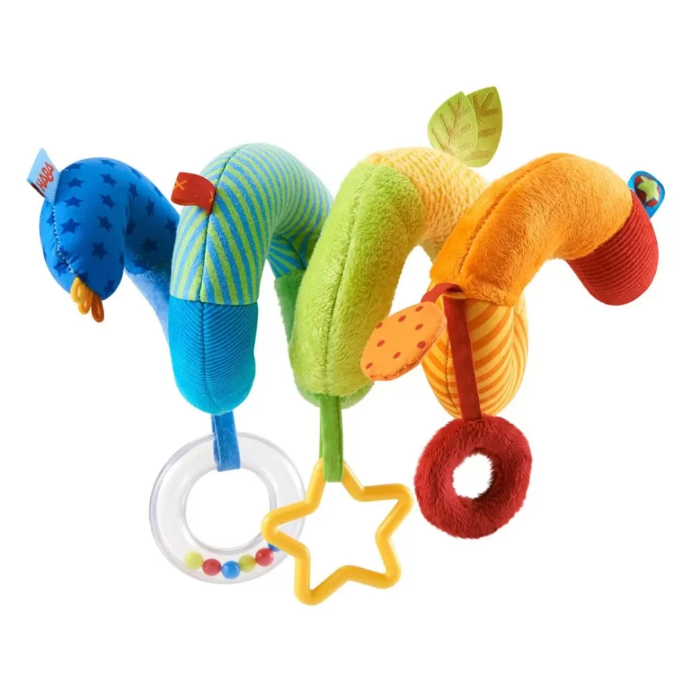 HABA Rainbow Activity Spiral Stroller Toy< Hanging Baby Toys + Mobiles