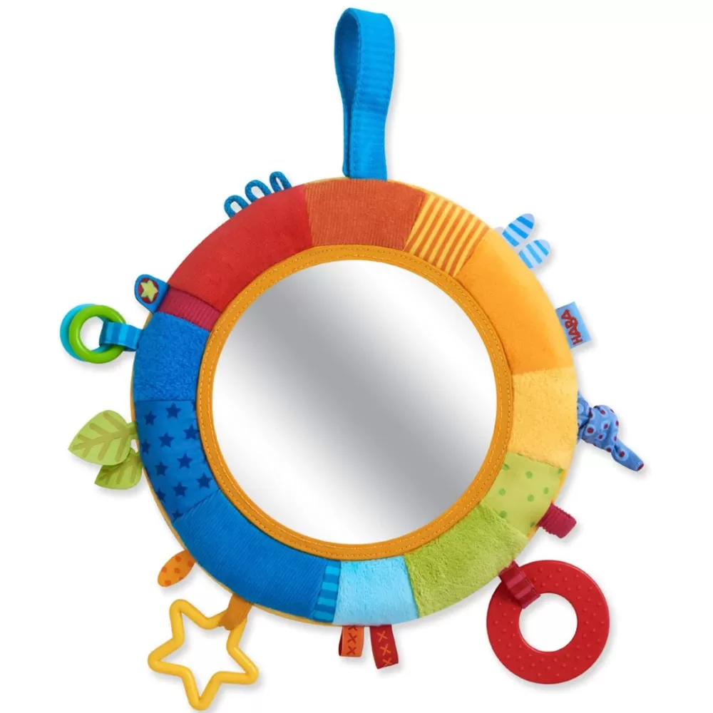 HABA Rainbow Discovery Mirror< Hanging Baby Toys + Mobiles