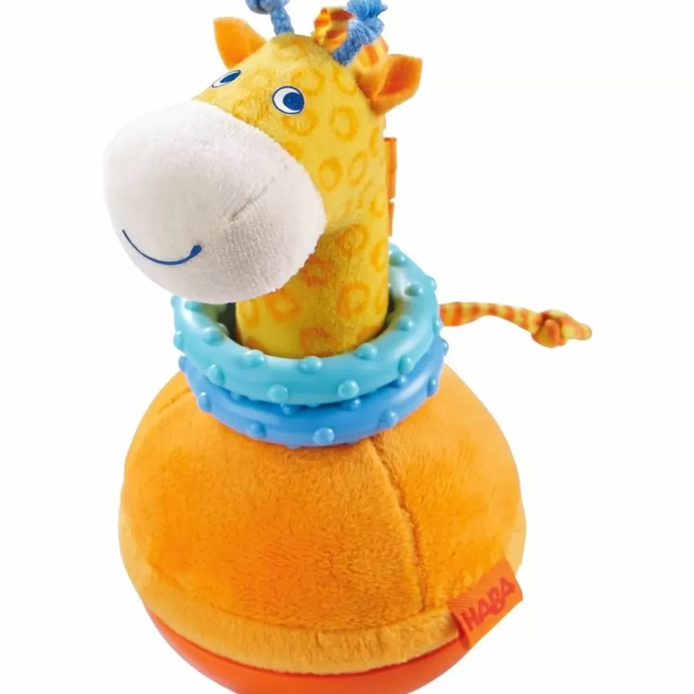 HABA Roly-Poly Giraffe Wobbling Baby Toy< Plush Baby Toys