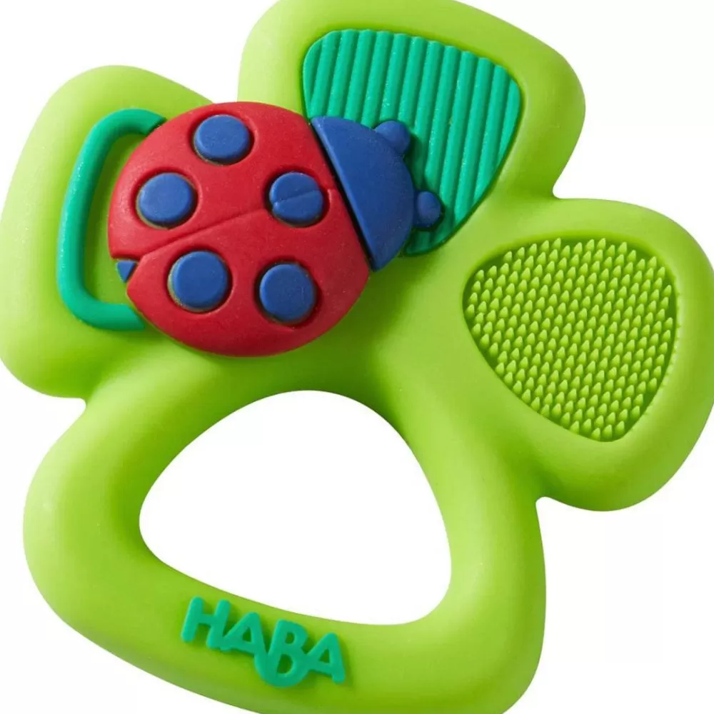 HABA Shamrock Silicone Teether< Grasping + Teething Toys