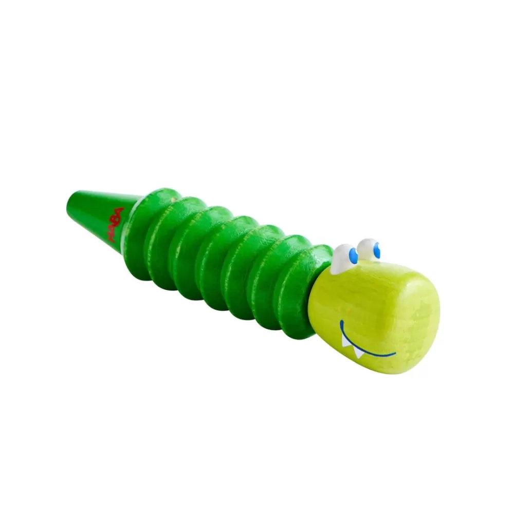 HABA Slide Whistle Crocodile< Musical Toys