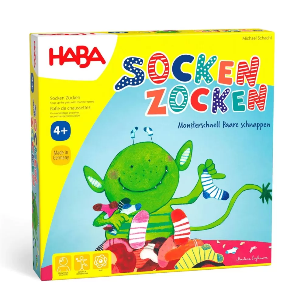 HABA Socken Zocken Matching Game< Matching + Memory Games