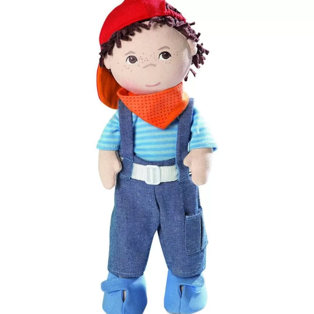 HABA Soft 12" Doll Graham With Brown Hair< Plush Dolls