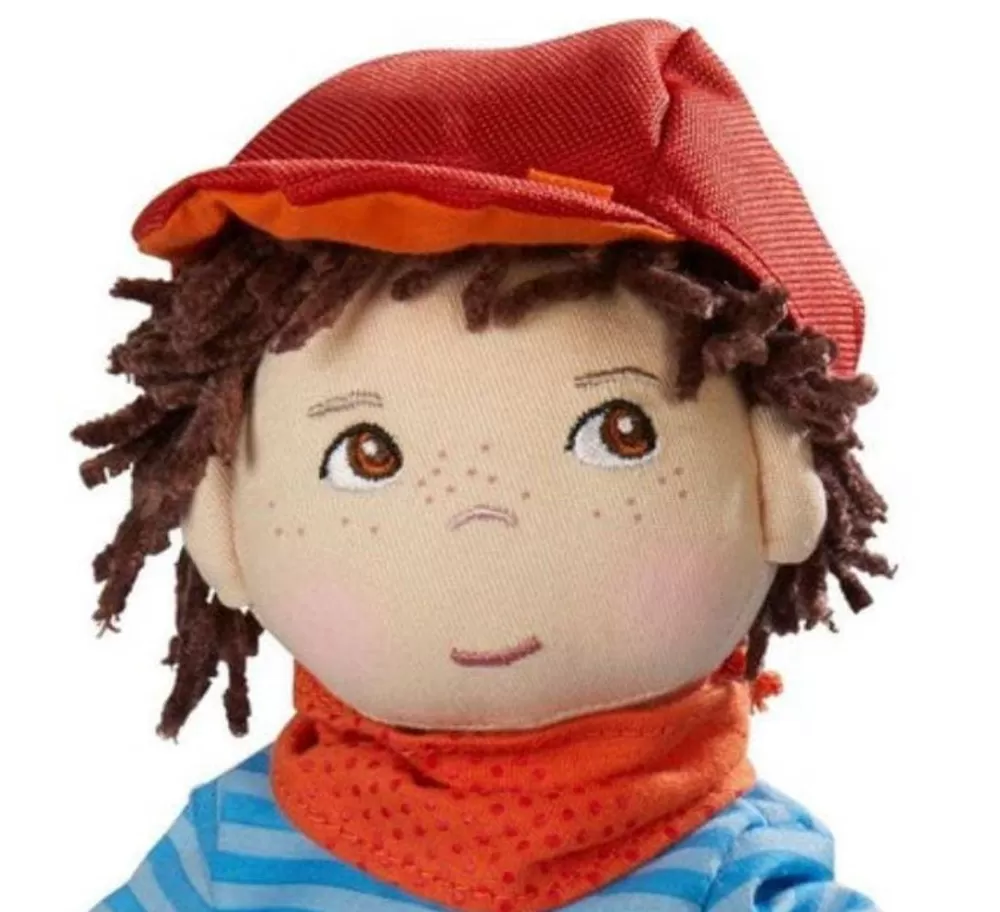 HABA Soft 12" Doll Graham With Brown Hair< Plush Dolls