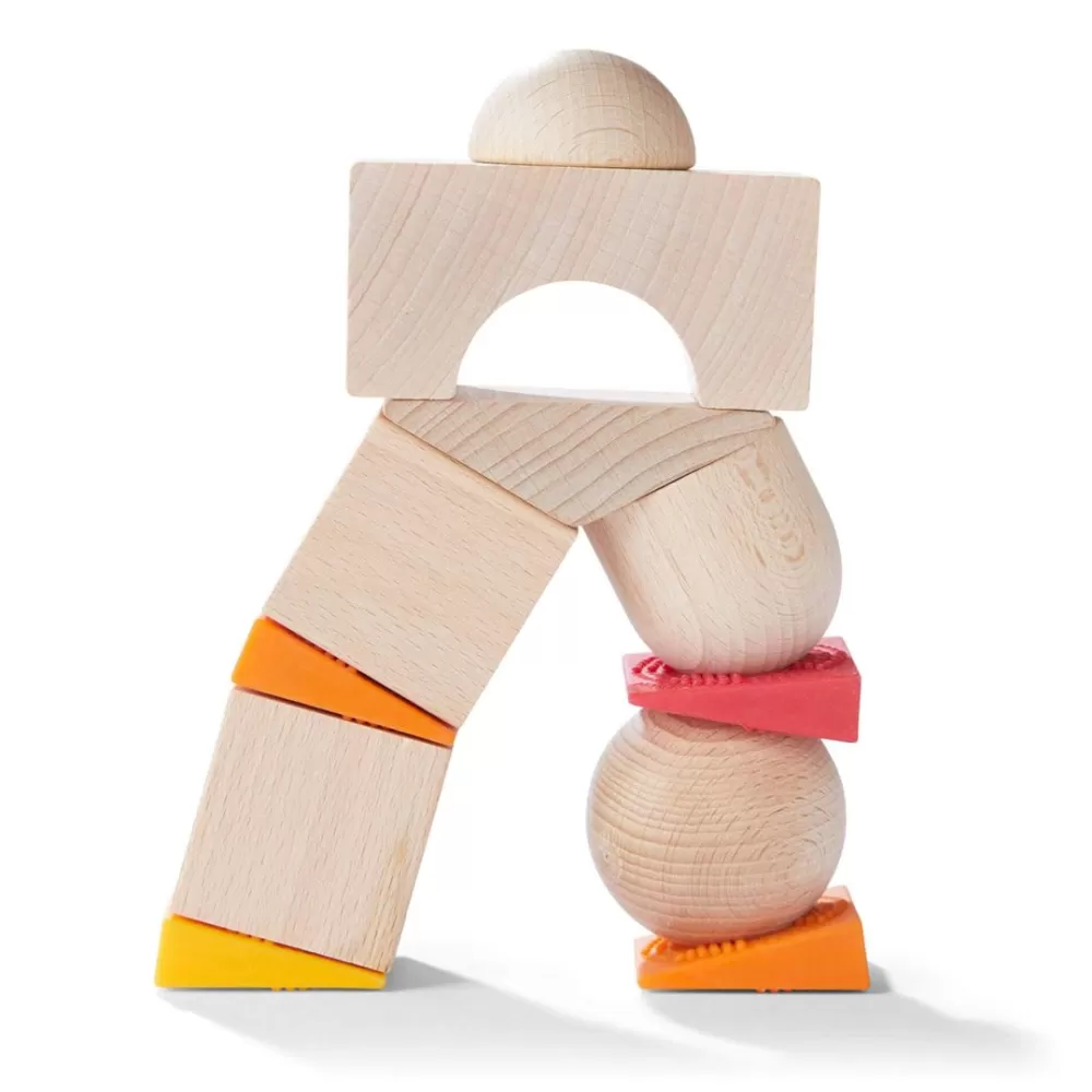 HABA Teetering Towers Wooden Blocks< Shape Sorters + Stacking Toys