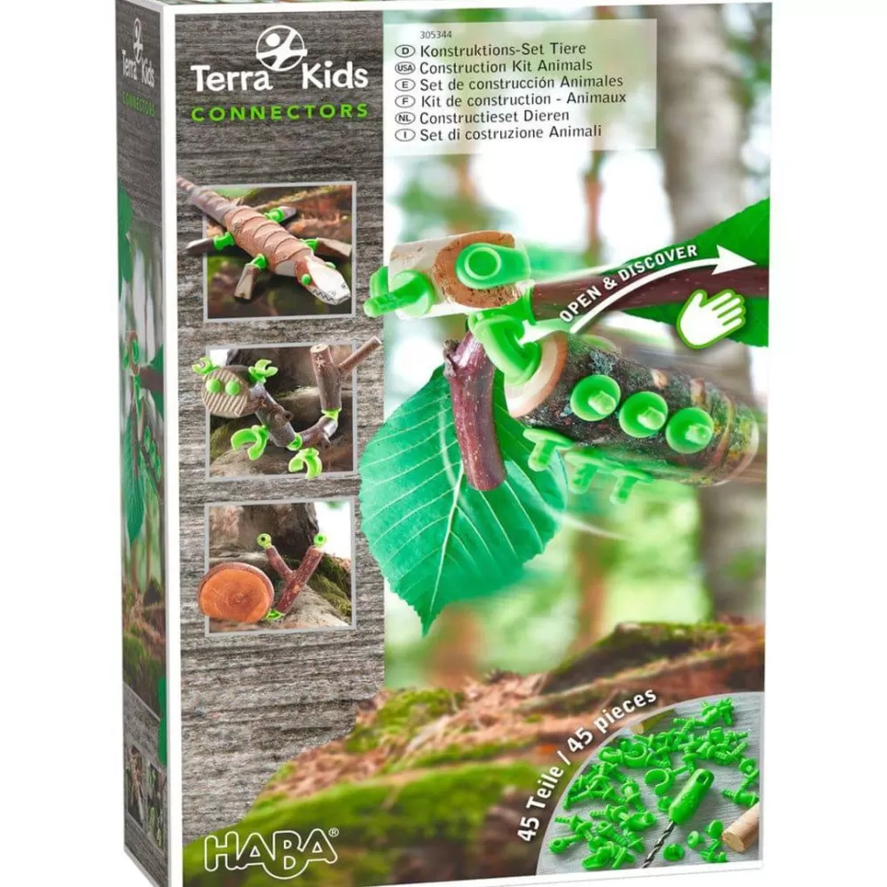 HABA Terra Kids Connectors 45 Piece Animals Set< Terra Kids Nature Toys