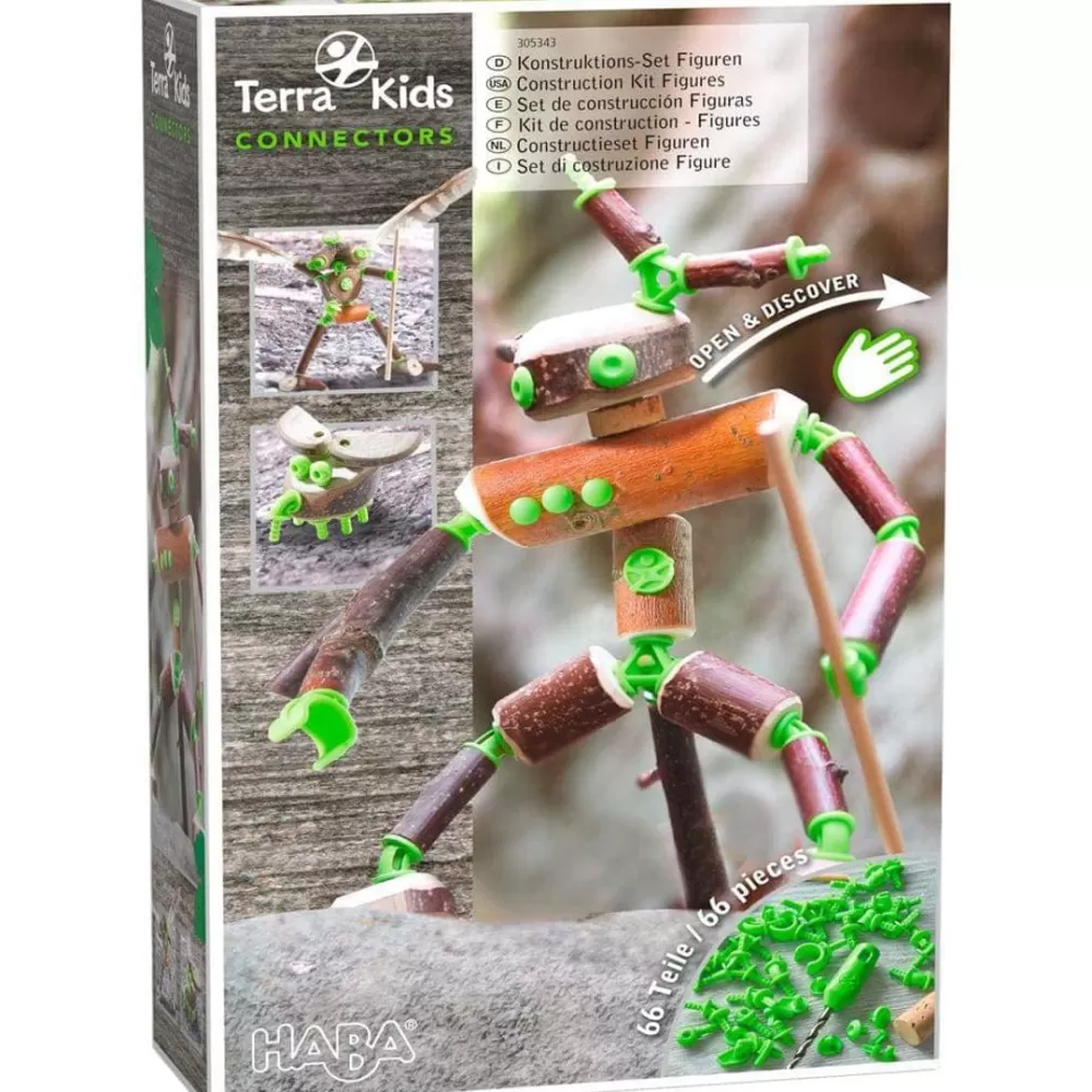 HABA Terra Kids Connectors 66 Piece Figures Set< Terra Kids Nature Toys