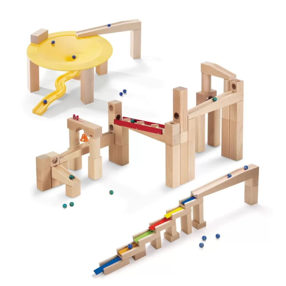 HABA Ultimate Marble Run Bundle< Wooden Marble Runs