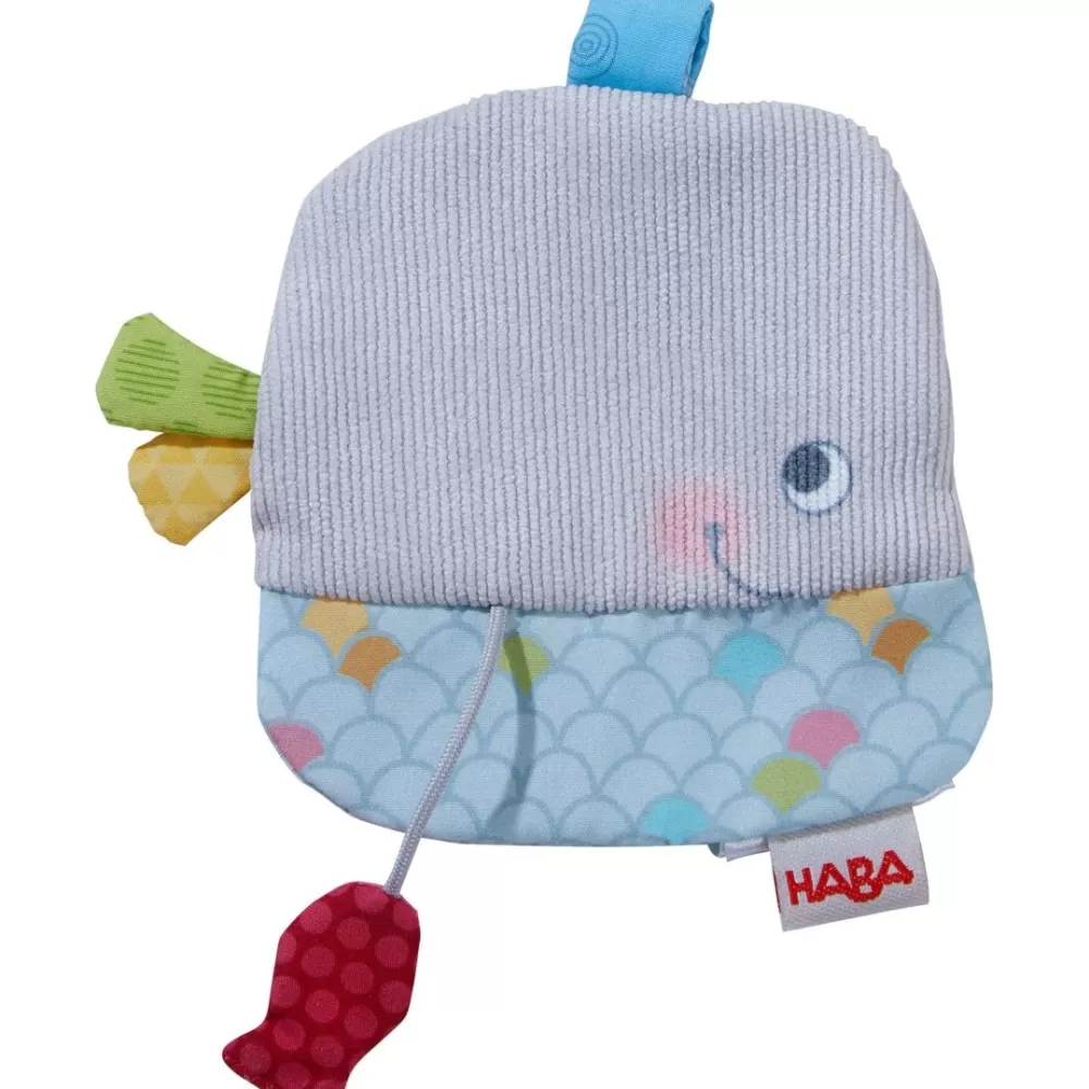 HABA Whale Crinkle Cloth< Plush Baby Toys