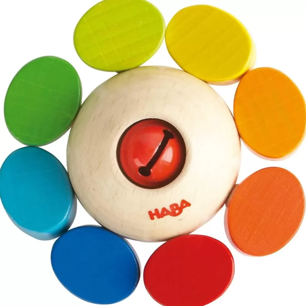 HABA Whirlygig Wooden Rattle & Clutching Toy< Grasping + Teething Toys