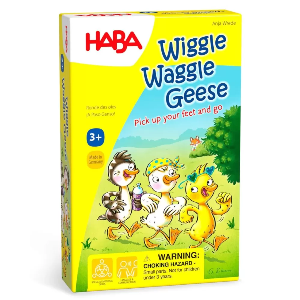 HABA Wiggle Waggle Geese Cooperative Game< Dexterity Games