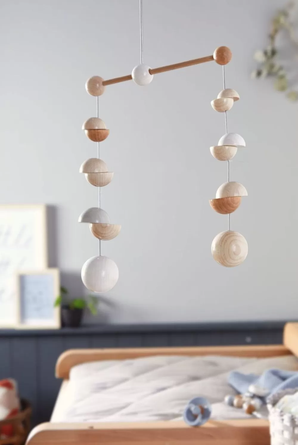 HABA Wooden Mobile Dots< Hanging Baby Toys + Mobiles