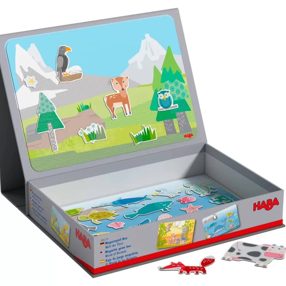 HABA World Of Animals Magnetic Game Box< Lacing Toys + Motor Skills